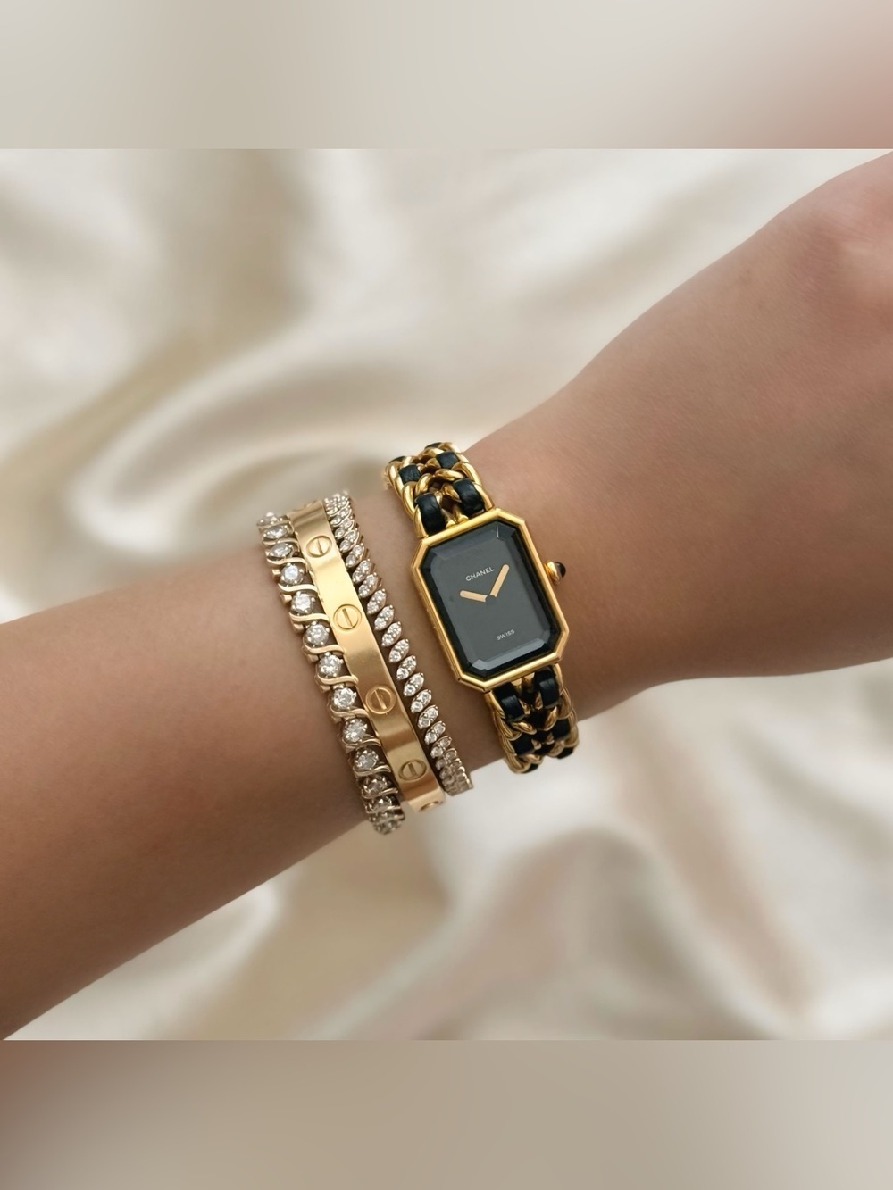 AUTHENTIC VINTAGE CHANEL PREMIERE M WATCH - WITH BOX - Picture 5 of 10